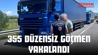 355 Düzensiz Göçmen Yakalandı