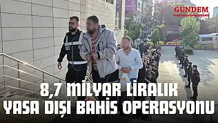 8,7 Milyar Liralık Yasa Dışı Bahis Operasyonu