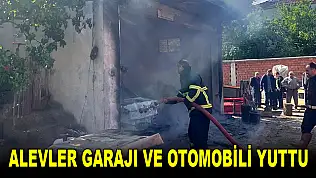 ALEVLER GARAJI VE OTOMOBİLİ YUTTU