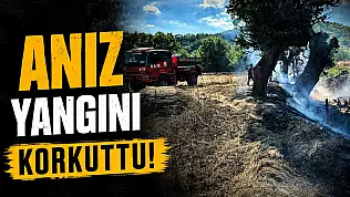 Anız Yangını Korkuttu!