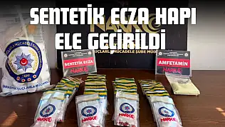 Çok Sayıda Sentetik Ecza Hapı Ele Geçirildi