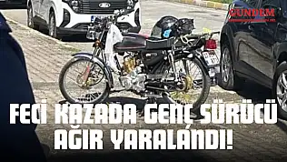 Feci Kazada Genç Sürücü Ağır Yaralandı!