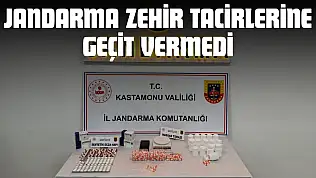 Jandarma Zehir Tacirlerine Geçit Vermedi