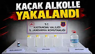 Kaçak Alkolle Yakalandı
