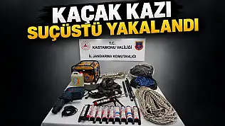 Kaçak Kazı Suçüstü Yakalandı