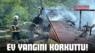 Kastamonu'da Ev Yangını Korkuttu!