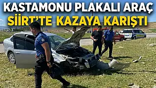 Kastamonu Plakalı Araç Siirt'te Kazaya Karıştı: 6 Yaralı