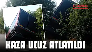 Kaza Ucuz Atlatıldı