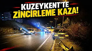 Kuzeykent'te Zincirleme Kaza!