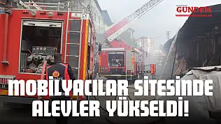 Mobilyacılar Sitesinde Alevler Yükseldi!
