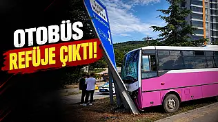 Otobüs Refüje Çıktı!