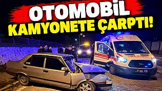 Otomobil Kamyonete Çarptı!