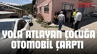 Oyun Oynarken Yola Atlayan Çocuğa Otomobil Çarptı