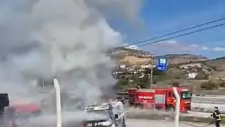 Park Halindeki Tanker Alev Alev Yandı