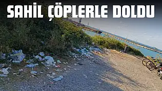 Sahil Çöplerle Doldu
