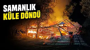 Samanlık Küle Döndü