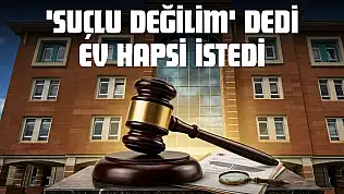 'Suçlu Değilim' Dedi, Ev Hapsi İstedi