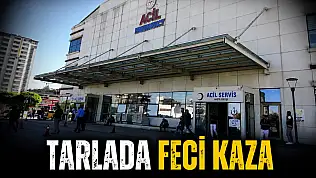 Tarlada Feci Kaza: Genç Ağır Yaralandı