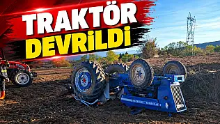 Traktör Devrildi
