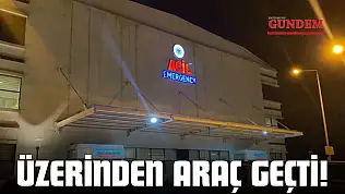 Üzerinden Araç Geçti!