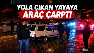 Yola Çıkan Yayaya Araç Çarptı