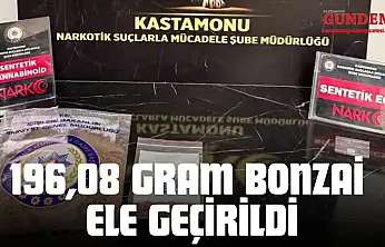 196,08 Gram Bonzai Ele Geçirildi