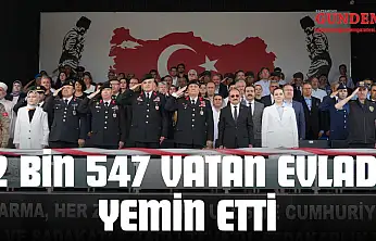 2 Bin 547 Vatan Evladı Yemin Etti