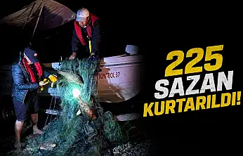 225 Sazan Kurtarıldı!