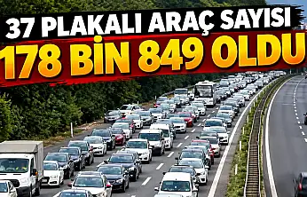 37 Plakalı Araç Sayısı 178 Bin 849 Oldu