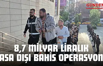 8,7 Milyar Liralık Yasa Dışı Bahis Operasyonu