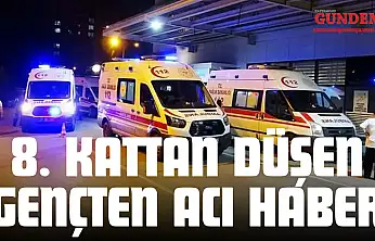 8. Kattan Düşen Gençten Acı Haber