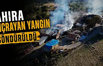Ahıra Sıçrayan Yangın Söndürüldü