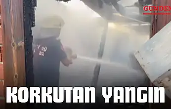 İki Katlı Ahşap Binada Yangın!