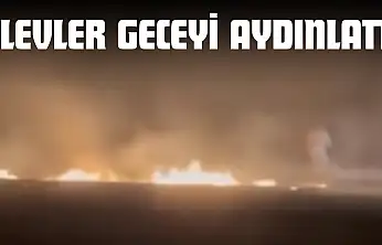 Alevler Geceyi Aydınlattı