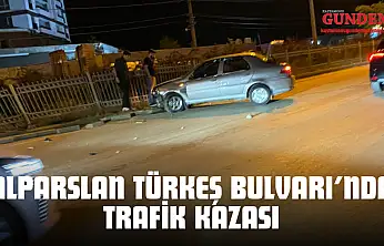 Alparslan Türkeş Bulvarı'nda Trafik Kazası