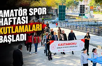 Amatör Spor Haftası Kutlamaları Başladı