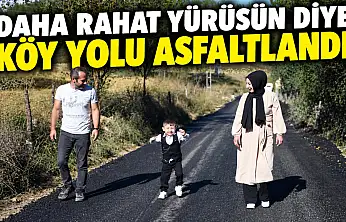 Asfaltlanan Yol Kürşat'ın Yürümesini Kolaylaştırdı