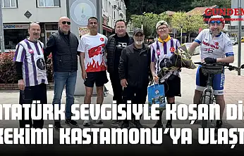 Atatürk Sevgisiyle Koşan Diş Kekimi Kastamonu'ya Ulaştı