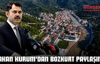Bakan Kurum'dan Bozkurt Paylaşımı