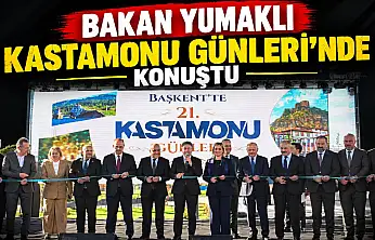 Bakan Yumaklı Kastamonu Günleri'nde Konuştu