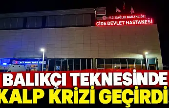 Balıkçı Teknesinde Kalp Krizi Geçirdi!