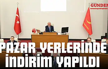 Pazar Yerlerinde İndirim Yapıldı