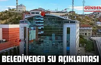 Belediyeden Su Açıklaması