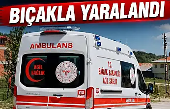 Bıçakla Yaralandı!