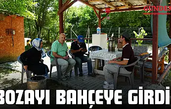 Bozayı Bahçeye Girdi! Vatandaşlar Konteynere Kaçtı