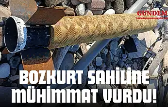 Bozkurt Sahiline Mühimmat Vurdu!