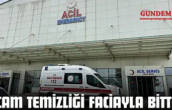 Cam Temizliği Faciayla Bitti