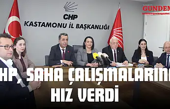 CHP, Saha Çalışmalarına Hız Verdi