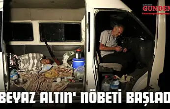 Çiftçilerin 'Beyaz Altın' Nöbeti Başladı