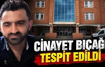 Cinayet Bıçağı Tespit Edildi